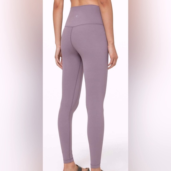 lululemon athletica Pants - Lululemon Align Pant 25” Size 12 Good Condition! 
Graphite Purple